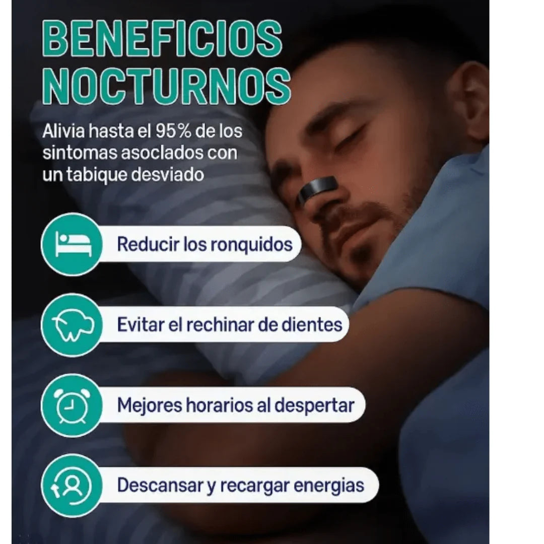 Respira mejor en minutos. Dilatador Nasal Magnético