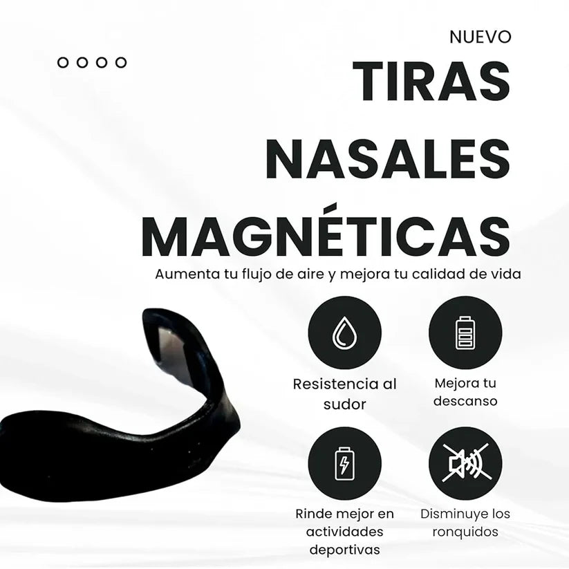 Respira mejor en minutos. Dilatador Nasal Magnético