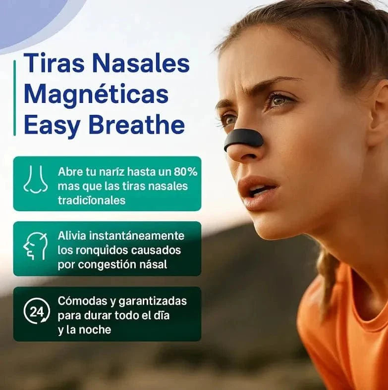 Respira mejor en minutos. Dilatador Nasal Magnético