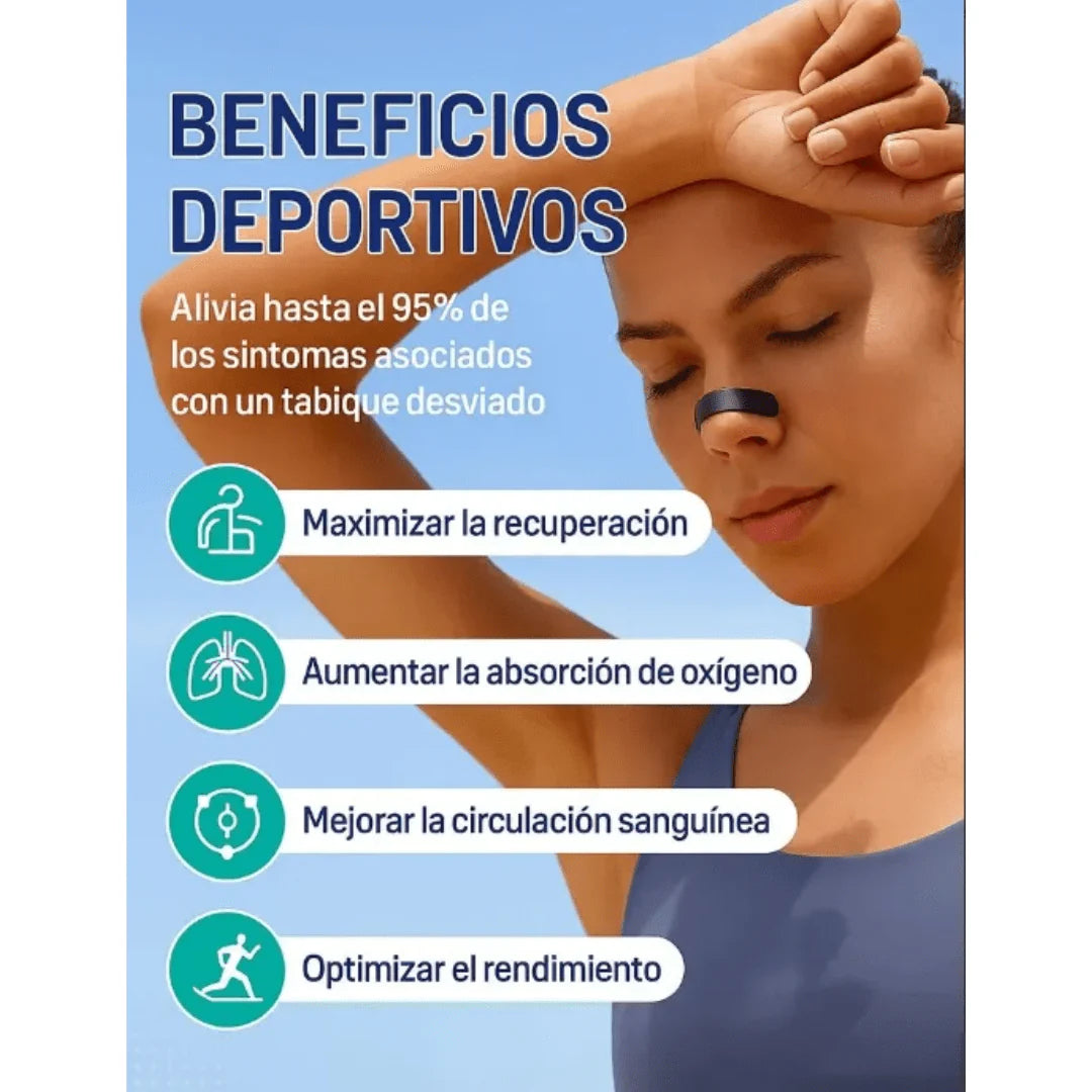 Respira mejor en minutos. Dilatador Nasal Magnético